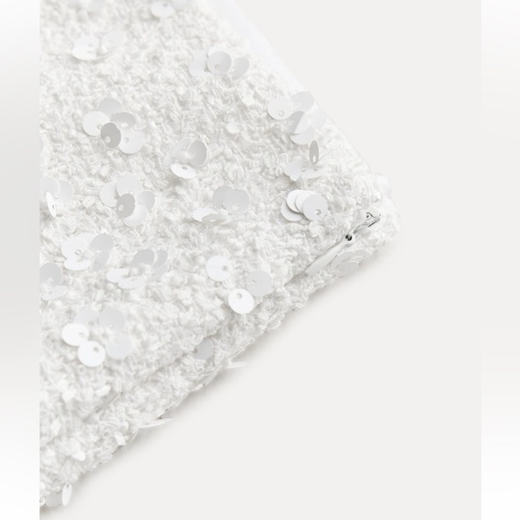 New ZARA Sequin Mini Skirt ZW Collection - Picture 10 of 10